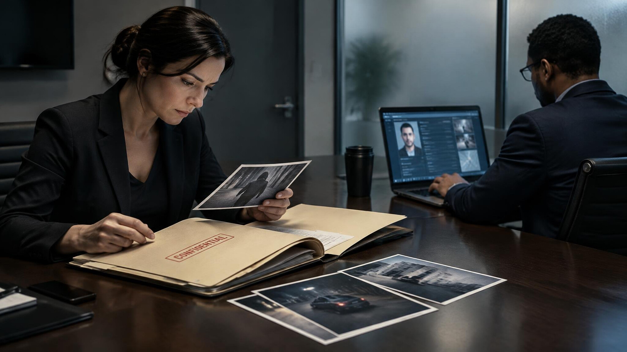 confidential meeting room
