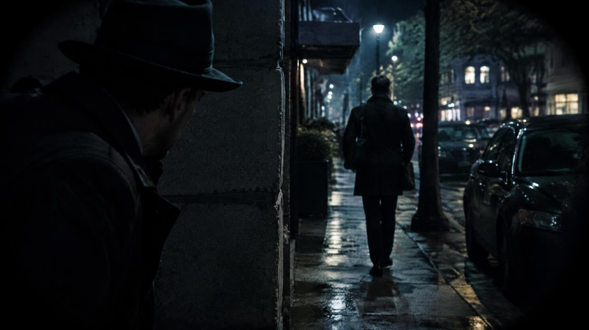 detective shadowing suspect